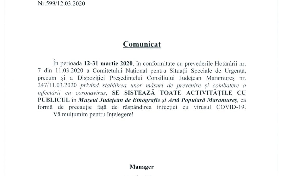 Comunicat